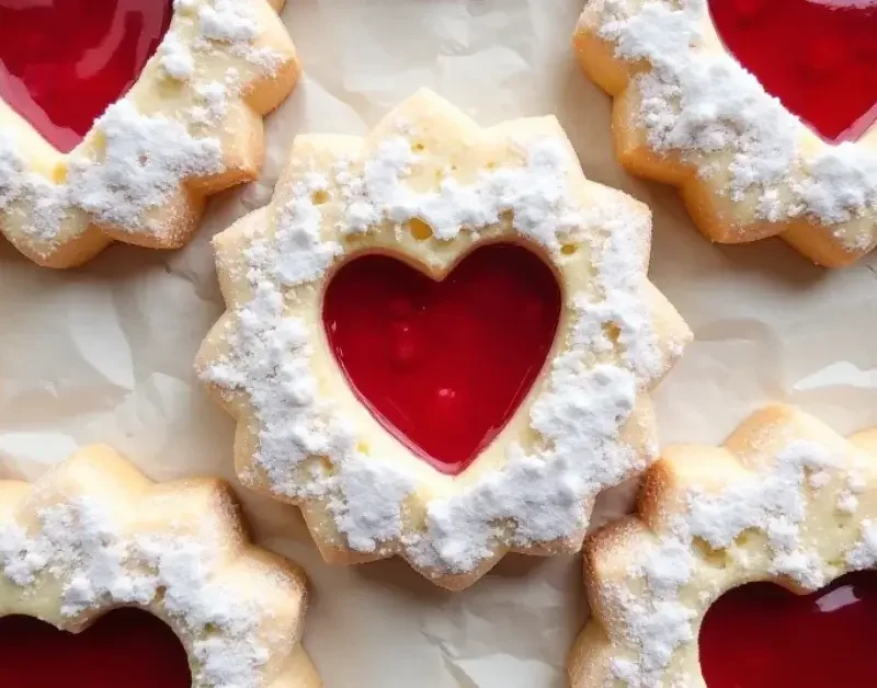 Linzer cookies