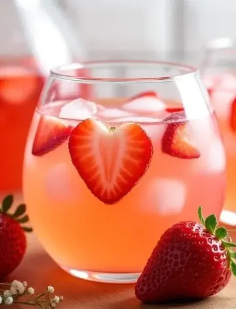 Strawberry Rosé Spritz