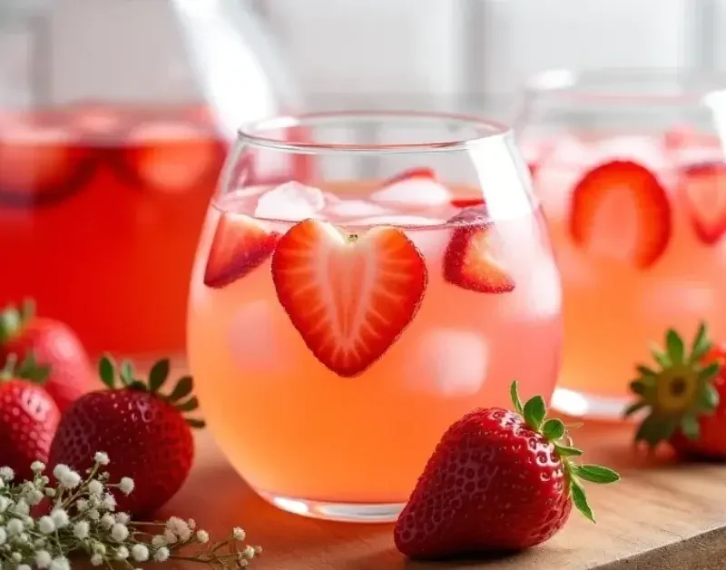 Strawberry Rosé Spritz