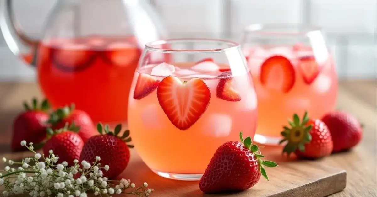 Strawberry Rosé Spritz