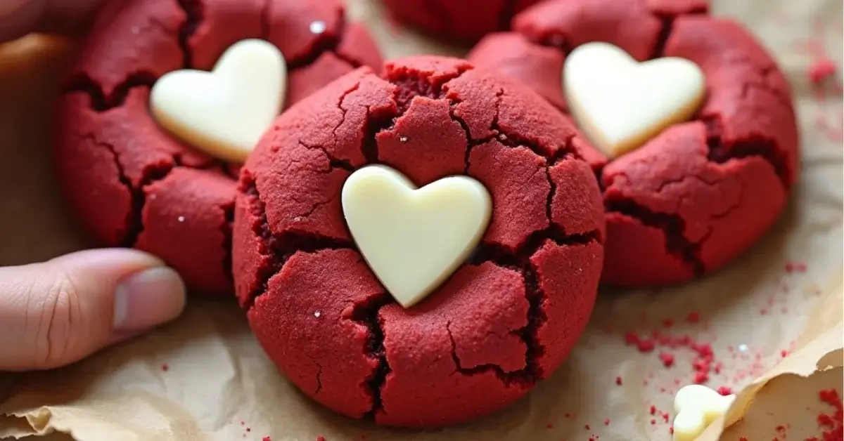 red velvet sugar cookies
