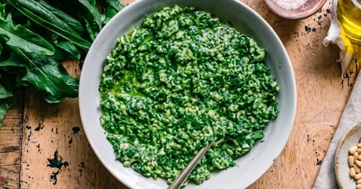 Dandelion Pesto