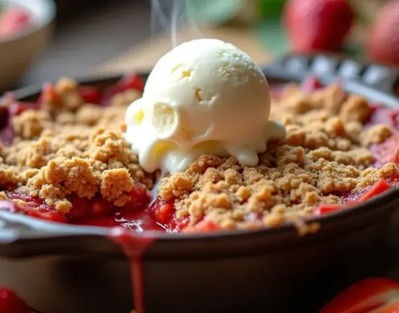 Strawberry Rhubarb Crisp