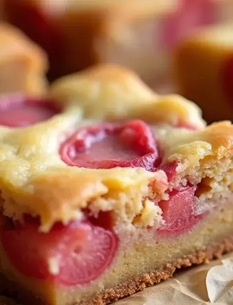 Rhubarb Dream Bars