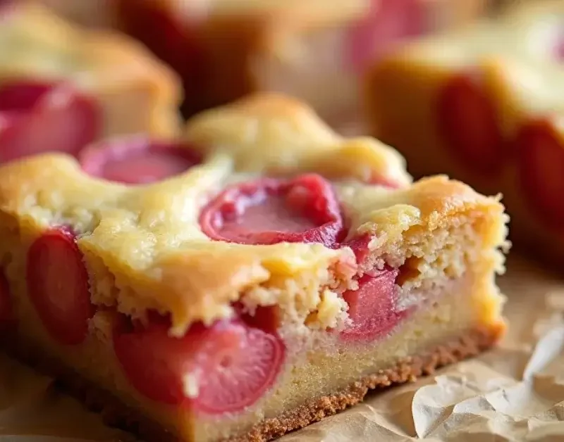 Rhubarb Dream Bars