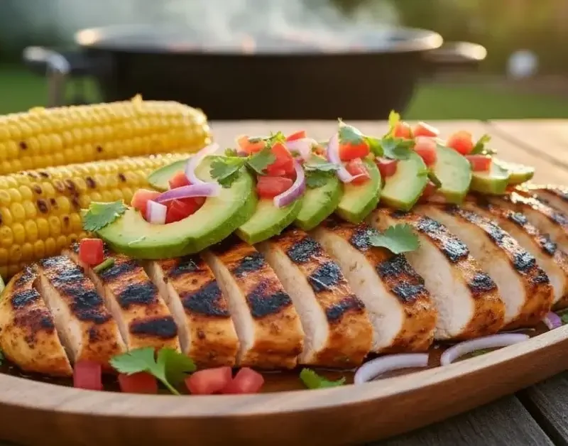 Fiesta Lime Chicken with Avocado