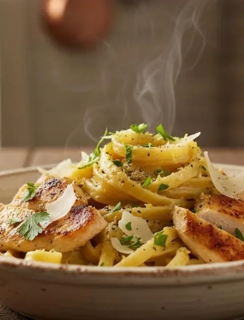 Lemon chicken pasta