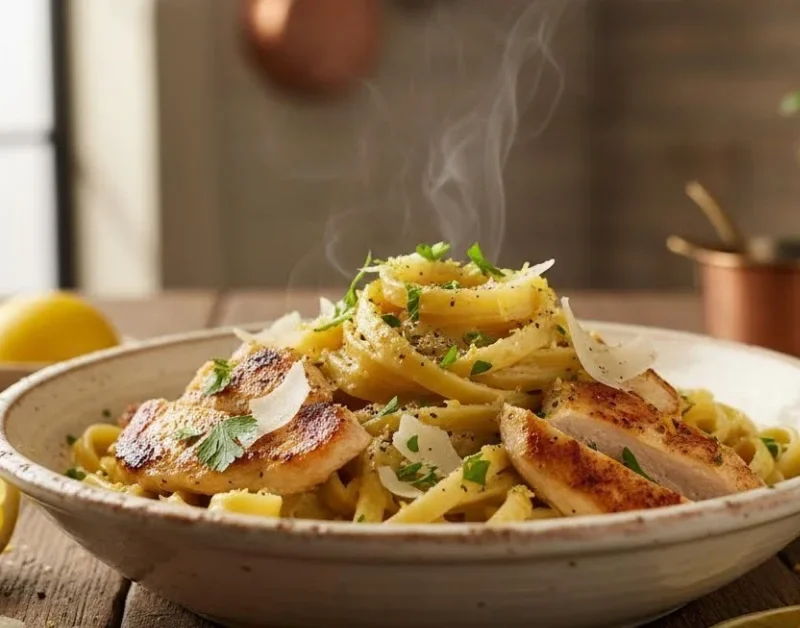 Lemon chicken pasta